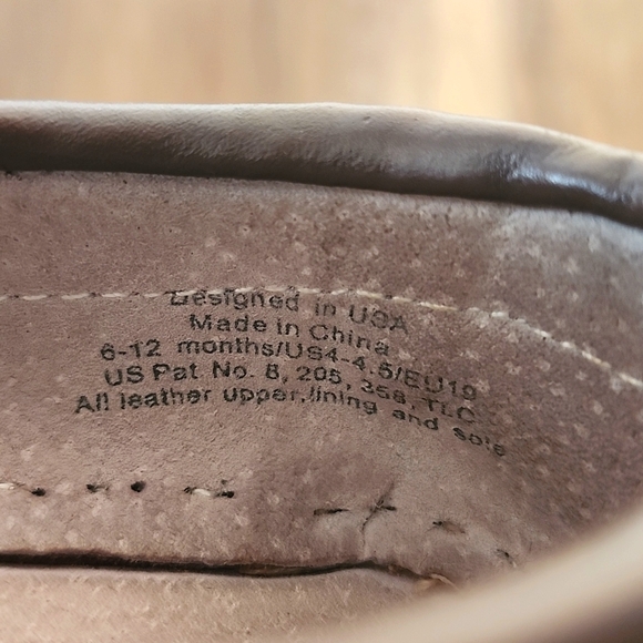 Pediped Originals Naples Brown Shoes for Baby - Picture 5 of 8